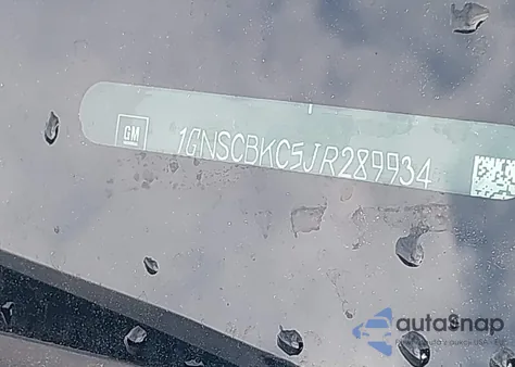 2018 Chevrolet Tahoe Lt из США, поврежденный, VIN 1GNSCBKC5JR289934